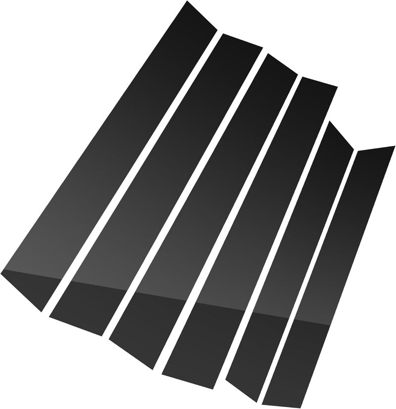 BASIKER 6 Pcs Compatible withHonda CR-V 2007-2011 Door Window Trim Anti Scratch Stickers Door Pillar Moldings - Image 2